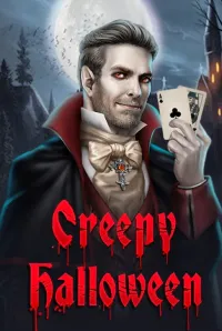 creepy halloween logo
